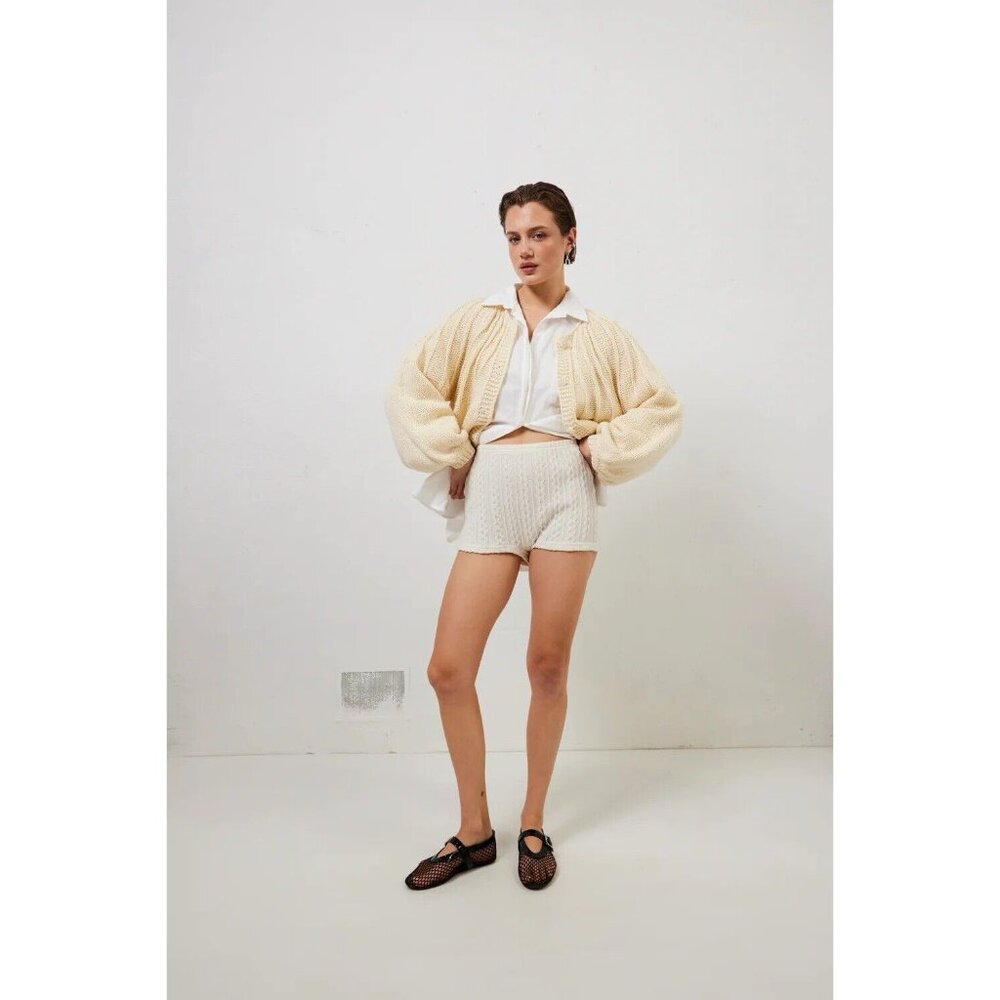 VRG GRL- RILEY KNIT CARDIGAN - CREAM -  AUSTRALIAN SIZE XS- US SIZE 2 -NWT